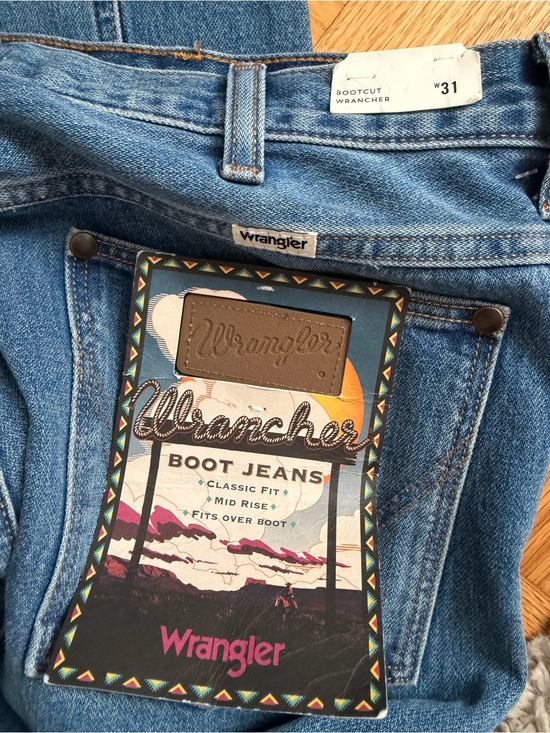 Wrangler Denim - Wrangler Bandit Blue Denim Bootcut Jeans Retails $99 NWT